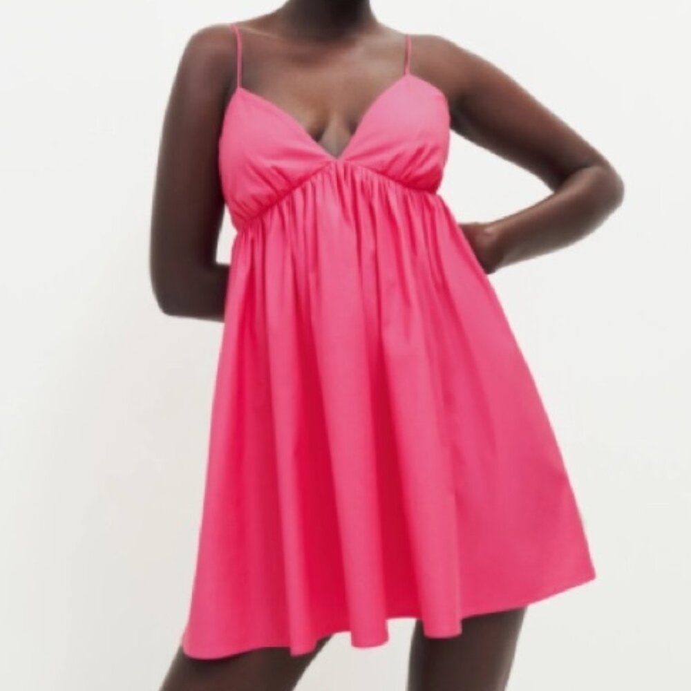 Reformation Amara Dress in Pink Flambé - Size XS NWT